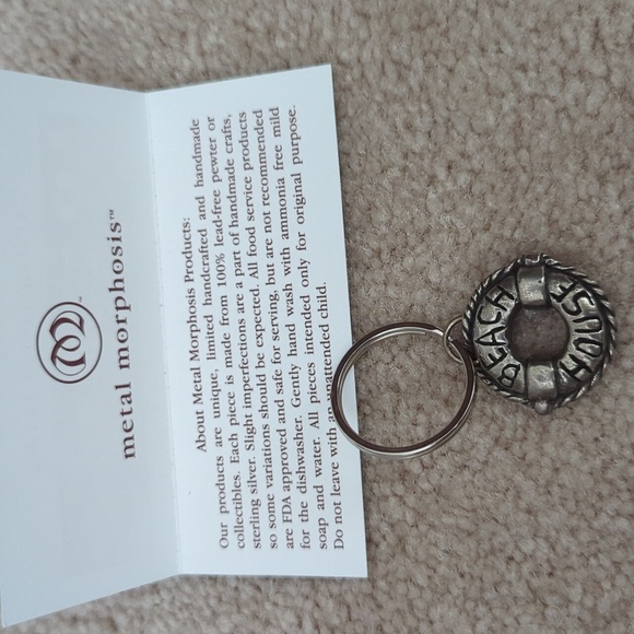 Metal Morphosis Beach House Key Chain - Picture 3 of 3
